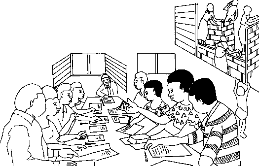 Illustration 8;Reporting Progress to the Executive Committee