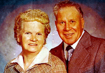 Dorothy and Albert Bartle portrait 1985