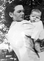 Dorothy Bartle and son Phil (1943)
