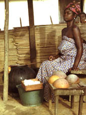 Palm wine seller